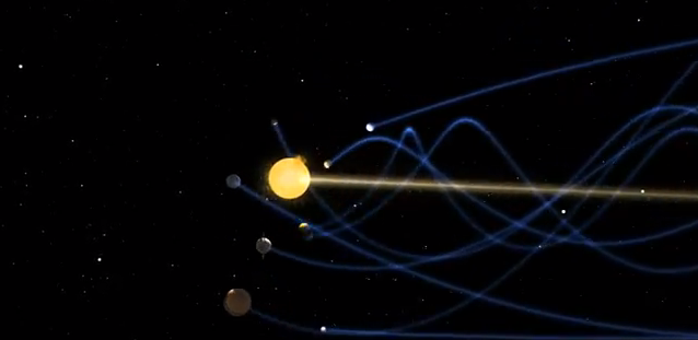 vignett - solsystemet en spiral